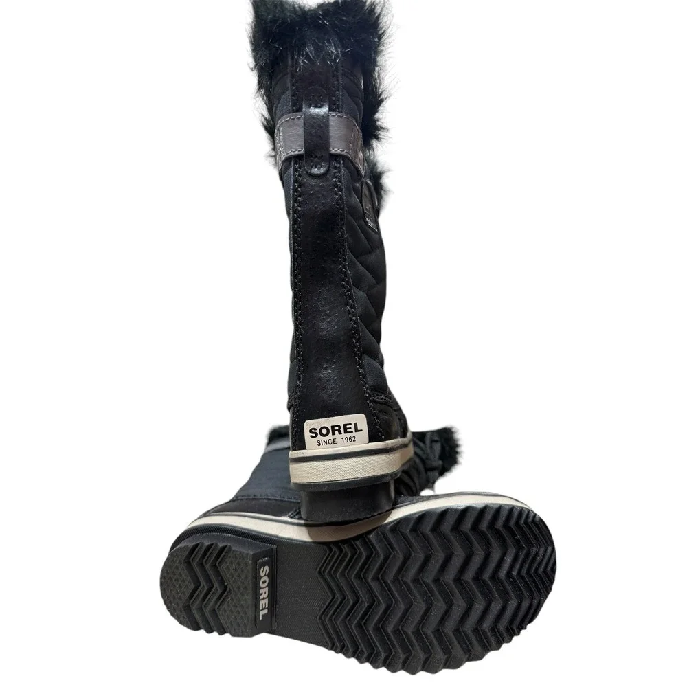 SOREL Children's Tofino II Waterproof Boots  Black/Quarry, Size 1 Youth No Box